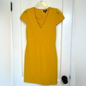 Yellow dress from Express, size small